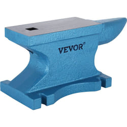 Enclume en Metal 55 lb, Enclume bleue, Conception stable, Ideal pour les metallurgistes/les forgerons dans tous les ateliers de metallurgie, ideal