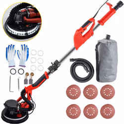 Ponceuse orbitale Filaire 750 W Cette ponceuse orbitale filaire convient aux débutants, aux ménages ou aux travaux de ponçage ...