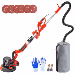 Ponceuse Orbitale Filaire 850 W Cette ponceuse orbitale filaire convient aux débutants, aux ménages ou aux travaux de ponçage ...