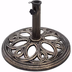 Couleur : Bronze ◎Diamètre de la base : 45 cm ◎Hauteur : 32 cm ◎Couverture avec adaptateur de 38 mm et l'enlever pour 48 mm ◎ ...