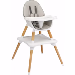 Points importants : 【Chaise haute convertible 4 en 1】 : Cette chaise haute peut être facilement convertie en chaise haute, en ...