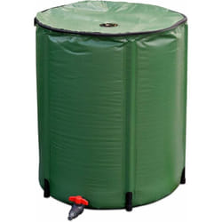 Costway - Réservoir Pliable Portatif 200L avec Le Récipient de Stockage d'eau de Filtre de Robinet, Réservoir Pliable Portatif 60x72CM Idéal pour