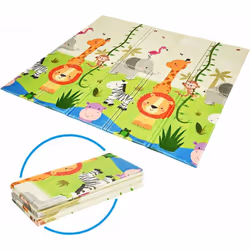 Points importants : 【Matériau sûr et étanche】Fabriqué en matériau XPE haute-densité et inodore, notre tapis de jeu pour bébé ...