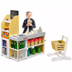 Attributs : 【Jouer imitation supermarché:】Cet ensemble de jeu de supermarché est conçu pour inspirer les petits clients à par ...