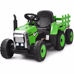 Description générale Ce tracteur autoporté avec remorque offre une expérience de conduite amusante et sécurisée pour les enfa ...