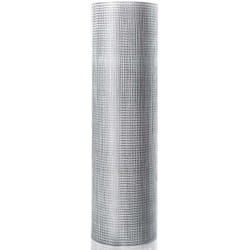 Grillage à Poule 7mm en Fer Galavanisé 1,2x15M Grillage pour Plantes et Animaux Argent - Costway