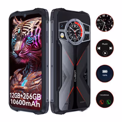 CUBOT Kingkong 9 Smartphone Robuste 12Go+256Go10600mAh Android 13 6.58FHD+ 100MP+24MP Vision Nocturne Antichoc/Étanche
