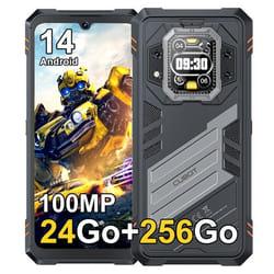 Smartphone 5G - CUBOT Kingkong Star 2 - 24(12+12)Go+256Go - 5100mAh - Android 14 6.72 FHD+100MP+32MP - NFC/OTG