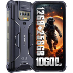 CUBOT King Kong 8 Smartphone 12Go+256Go - Batterie de 10600 mAh - Android 13-Écran 6.53 HD+ Caméra 48MP+16MP- NFC/OTG-Noir
