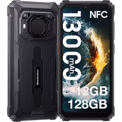 Blackview BV6200 pro Smartphone Robuste 12Go + 128Go 13000mAh 6.56 Android 13 13MP Enceinte Smart-K Box Double SIM 4G GPS - N ...