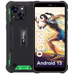OUKITEL WP32 Smartphone Robuste 12Go RAM + 128 Go ROM Caméra 20MP 60 6300mAh Android 13 GPS NFC Double SIM 4G - Vert