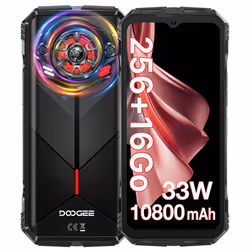 DOOGEE Spunk Smartphone Robuste 16Go + 256Go 6.58 10800mAh 33W 126dB haut-parleur 50MP IP68 Téléphone Double SIM 4G NFC GPS - ...