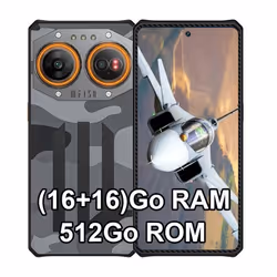 IIIF150 Air2 Ultra 5G Smartphone Robuste 32Go + 512Go 68 FHD+ 108MP Caméra 5000mAh IP68 Étanche GPS NFC Double SIM - Noir
