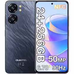 OUKITEL C58 Pro Smartphone Pas Cher - 6.7 24(6+18)Go+256Go - 5150mAh Téléphone portable Android 14 50MP - 4G Double Sim GPS - ...