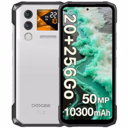 DOOGEE Blade 10 Max Smartphone Robuste 20Go + 256Go 6.56+1.54 Écran Android 14 50MP 10300mAh IP68 Double SIM 4G NFC GPS - Arg ...