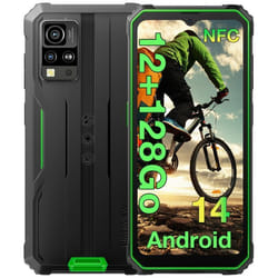 Blackview BV4800 Pro Smartphone Robuste 6.56 Écran 12Go + 128Go 5180mAh  16MP IP68 Téléphone 4G Double SIM NFC GPS - Vert