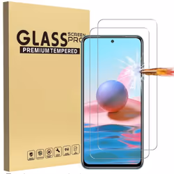 Protecteur décran - Xiaomi - Redmi Note 10 - Verre Trempé - 2 Pièces - Antichoc