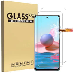 Protecteur décran - Xiaomi - Redmi Note 10 - Verre Trempé - 2 Pièces - Antichoc