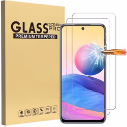 Protecteur décran - Xiaomi - Redmi Note 10 5G - Verre Trempé - 2 Pièces - Anti-rayures
