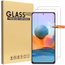 Protecteur décran - Xiaomi - Redmi Note 10 Pro - Verre Trempé - 2 Pièces - Résistant aux Rayures