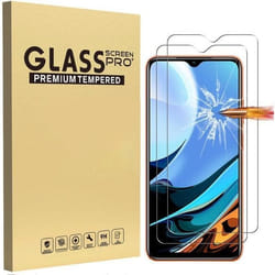 Protecteur décran - Xiaomi - Redmi 9T - Verre Trempé - 2 Pièces - Anti-rayures