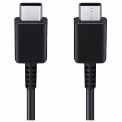 Cable de charge Type C vers Type C original EP-DG977BBE pour Samsung Galaxy S10e 1 Mètre Couleur Noir