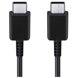 Cable de charge Type C vers Type C original EP-DG977BBE pour Samsung Galaxy S10e 1 Mètre Couleur Noir