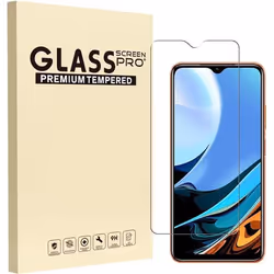 Protection décran - Xiaomi - Redmi 9T - Verre trempé - Anti-rayures - Beige