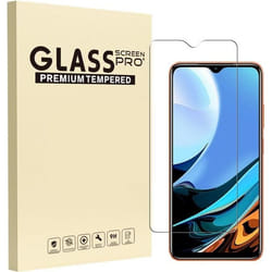 Protection décran - Xiaomi - Redmi 9T - Verre trempé - Anti-rayures - Beige