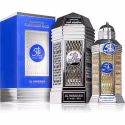 Al Haramain Platinum Oud 100ml, Unisexe, 100 ml, Poivre noir, Cardamone, Cèdre, Vétiver, Bois, Ambre, Musc, Fève Tonka, 1 piè ...