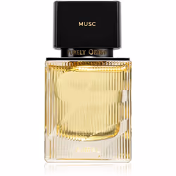 Fraîche et mystérieuse. Moderne et intemporelle. Il s’agit de l’eau de parfum unisexe Ajmal Purely Orient Musc, dont la compo ...