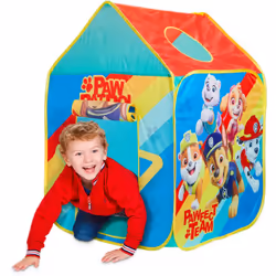Tente de jeux Pat'patrouille maison Entrez dans le monde de Pat'patrouille et ses amis avec cette tente en forme de maison Pa ...