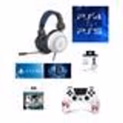 Pack de manette et casque - ZOMBIE - PS4 - Manette Bluetooth blanche - Casque avec télécommande - Jack 3.5 mm