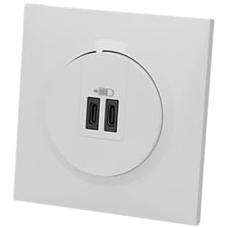 Legrand - Prise double usb type c Dooxie™ complète