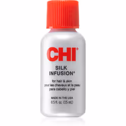 CHI Silk Infusion, Sérum cheveux, 15 ml, Femmes, Tous types de cheveux, Hydratant, Brillant, Adoucissant, Bouteille