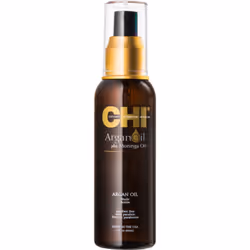 CHI Argan Oil Leave-In Treatment 89ml, Huile de cheveux, 89 ml, Cheveux abimés, Cheveux terne, Lissage, Cyclopentasiloxane, D ...