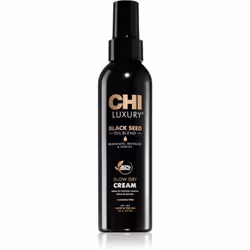 La crème nourrissante et thermo-protectrice CHI Luxury Black Seed Oil protège les cheveux contre l’humidité et la chaleur, qu ...