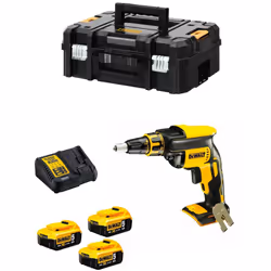 Visseuse de Plaquiste DeWALT DCF620 - Visseuse de Plaquiste 18V XR Brushless - Moteur puissant vis efficacement et efficaceme ...