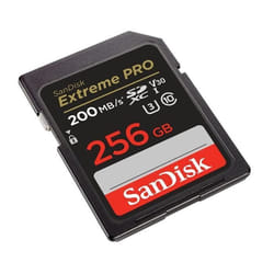 Carte Mémoire SD - Sandisk - Extreme Pro - 256Go - R200Mb/s - W140Mb/s - UHS-I V30