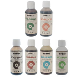 Gamme d'engrais terre 6 x 250ml Biobizz