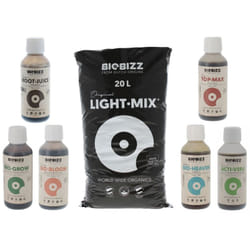 Pack Light.Mix 20 litres Biobizz + engrais et stimulants