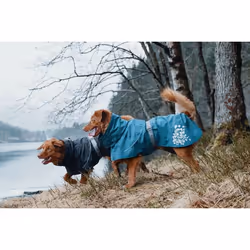 Hurtta MONSOON Bleu Tissu Chien Imperméable