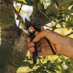 Fiskars Plus SmartFit P541 sécateur Contournement Noir, Orange