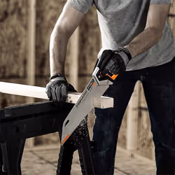 Fiskars Pro PowerTooth Scie à métaux 38 cm Noir, Argent, Jaune