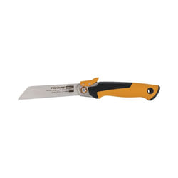 Fiskars Pro PowerTooth Scie à élaguer 15 cm Noir, Argent, Jaune
