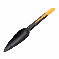 Fiskars 1057641 pelle et pioche Transplantoir Noir, Marron