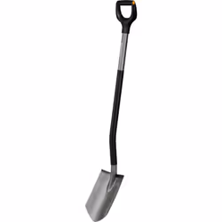 Description générale La bêche pointue Ergonomic™ de Fiskars est conçue pour optimiser le confort de travail tout en réduisant ...
