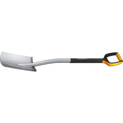 Fiskars - Beche bord droit m avec tete/manche en Acier 131480 Xact