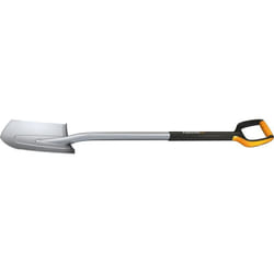 Fiskars - Beche bord pointu l avec tete/manche en Acier 131483 Xact