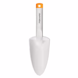 Fiskars 1027032, Transplantoir, Acier, Blanc, Monochromatique, 70 mm, 82 g